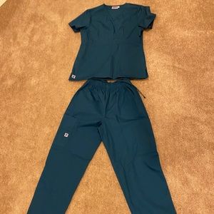Caribbean blue scrub set